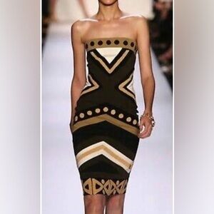 DIANE VON FURSTENBERG Strapless Ariki Bodycon Dress